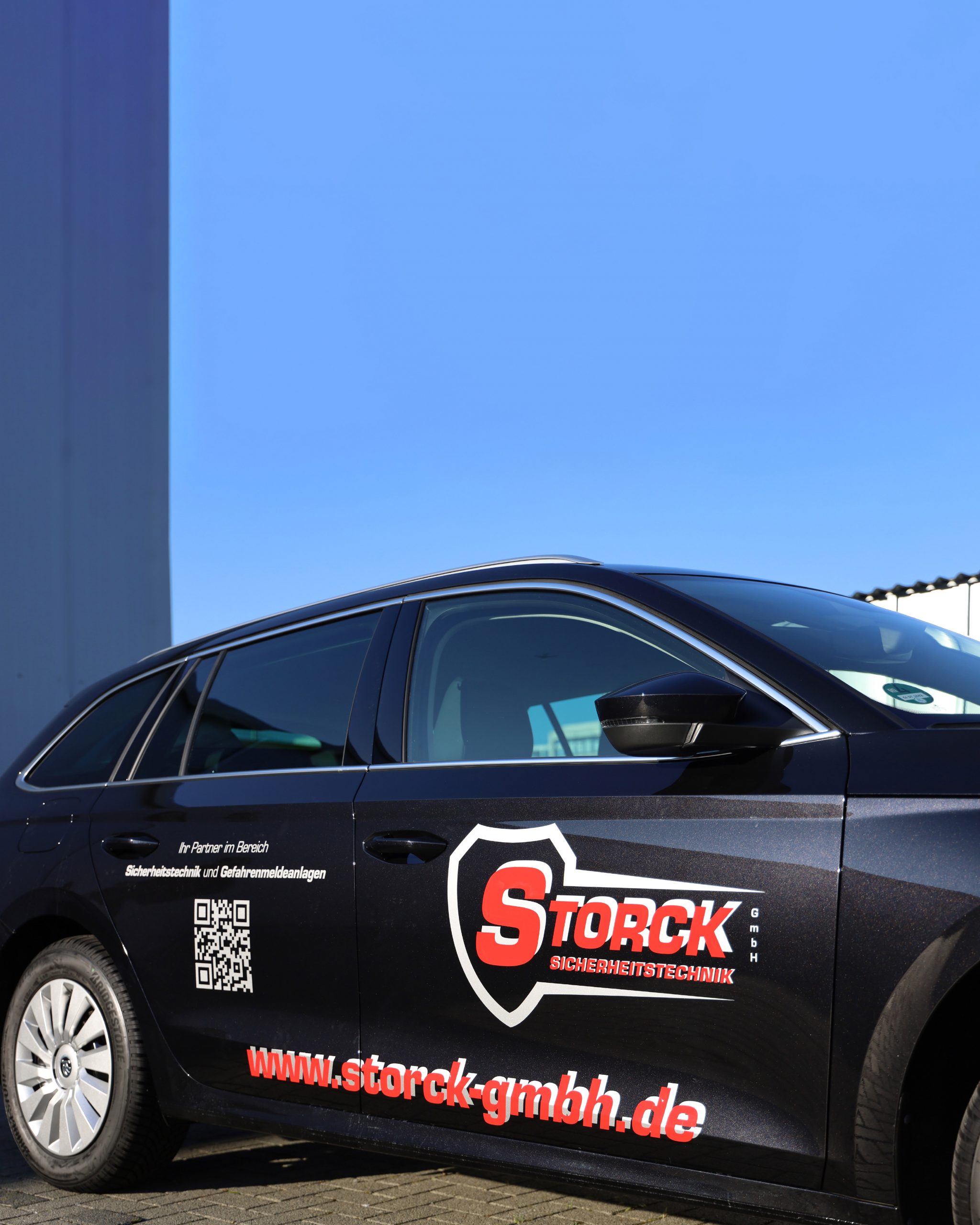 Bild des Firmenwagens von Storck Sicherheitstechnik